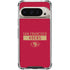 NFL San Francisco 49ers Red Performance Series Pixel 9/9 Pro Clear Case